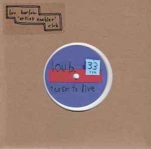 Lou Barlow – Reason To Live (2020, Clear, Lathe Cut) - Discogs