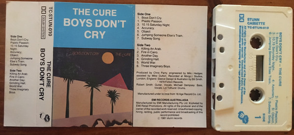 Boys Don't Cry - The Cure / Fiction Records Audio CD / 815 011-2 - Bible in  My Language
