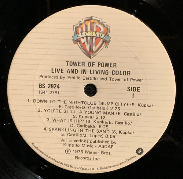 Tower Of Power - Live And In Living Color | Releases | Discogs