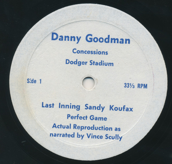 Sandy Koufax – Sandy Koufax Talks With Vin Scully (1966, Vinyl