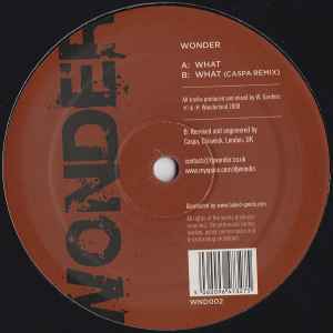 DJ Wonder - What album cover