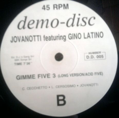 lataa albumi Gino Latino Jovanotti - Welcome Gimme Five 3