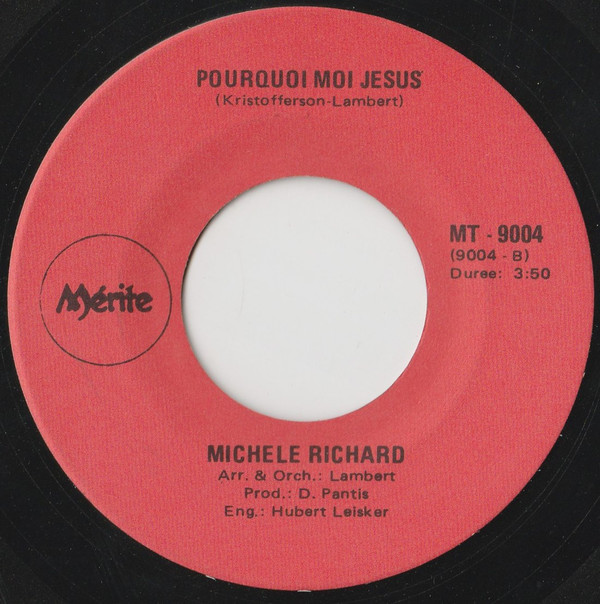 Michele Richard - J'Entends Son Violon | Disques Mérite (MT - 9004) - 2