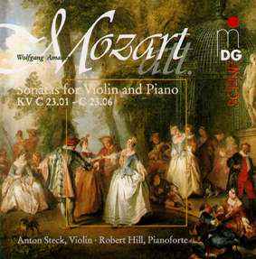 Wolfgang Amadeus Mozart - Violin Sonatas, KV C 23.01 - 23.08 album cover