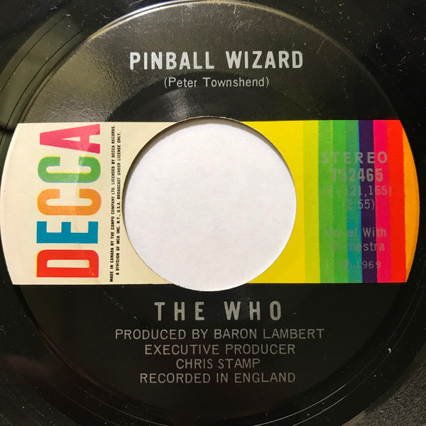 The Who – Pinball Wizard / Dogs Part Two (1969, Vinyl) - Discogs