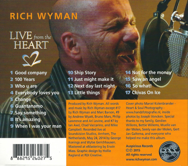 descargar álbum Rich Wyman - Live From The Heart 2