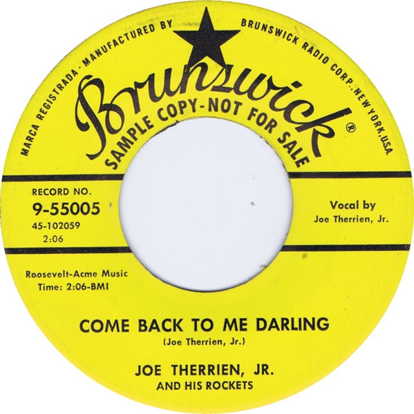 lataa albumi Joe Therrien, Jr And His Rockets - Hey Babe Lets Go Downtown Come Back To Me Darling