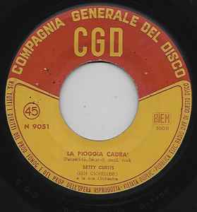 Betty Curtis – Lacrime Di Gioia (1963, Vinyl) - Discogs