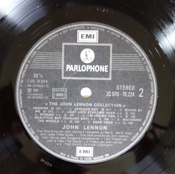 John Lennon - The John Lennon Collection | Parlophone (2C 070-78224) - 4