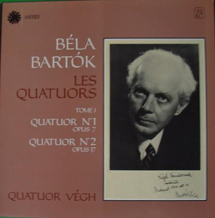 Album herunterladen Download Béla Bartók Quatuor Végh - Les Quatuors Tome I Quatuor N 1 Opus 7 Quatuor N 2 Opus 17 album