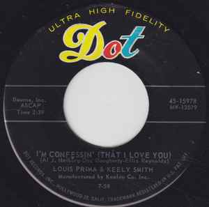 Louis Prima & Keely Smith - I'm Confessin' b/w Night & Day 7 – Shake It  Records