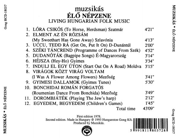 ladda ner album Muzsikás Együttes - Élő Népzene Living Hungarian Folk Music