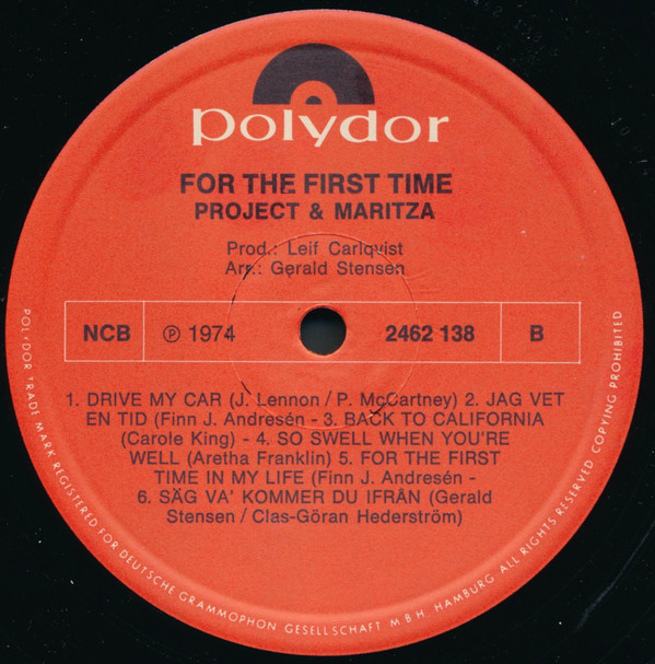 Album herunterladen Project & Maritza - For The First Time