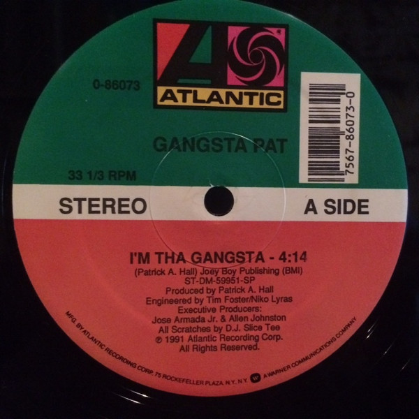 Gangsta Pat – I'm The Gangsta (1990, Cassette) - Discogs