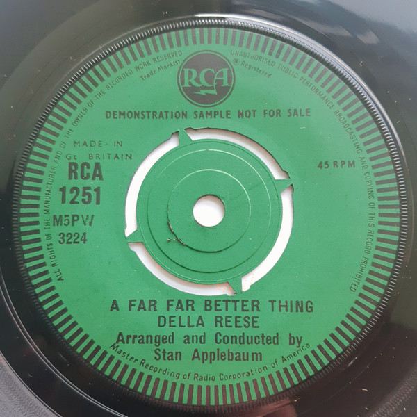 Della Reese A Far Far Better Thing Vinyl Discogs