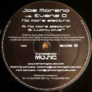 Joe Moreno - No More Electro album cover