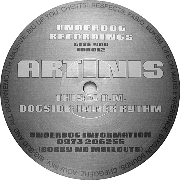 Album herunterladen Artinis - Inner Rhythm 4 AM
