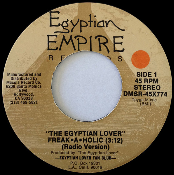 EGYPTIAN LOVER/FREAK-A-HOLIC/LIVIN' ON..