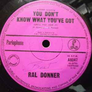 Ral Donner - You Don't Know What You've Got (Until You Lose It) album cover
