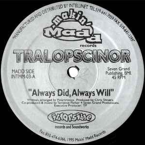 Tralopscinor - Always Did, Always Will / Shadow (Standing In The Corner) album cover