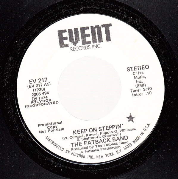 The Fatback Band – Keep On Steppin' (1974, Vinyl) - Discogs