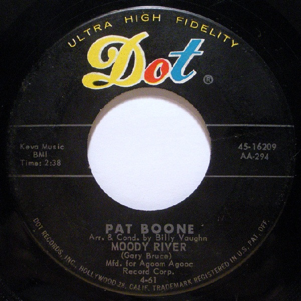 Pat Boone – Moody River (1961, Indianapolis Pressing, Vinyl) - Discogs