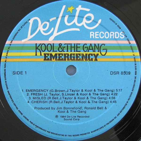 Kool & The Gang - Emergency [Vinyl] | De-Lite Records (DSR 8509) - 3