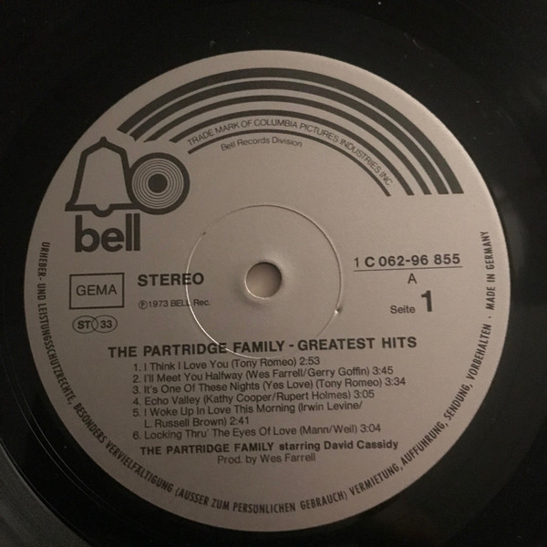Album herunterladen The Partridge Family - Greatest Hits with David Cassady