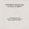 Stephen Graziano - General Scoring