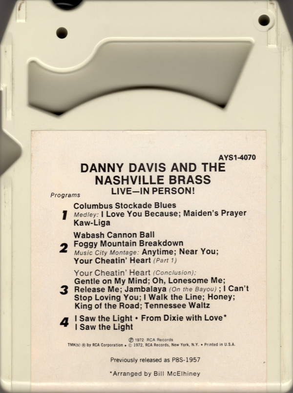 last ned album Danny Davis & The Nashville Brass - LiveIn Person