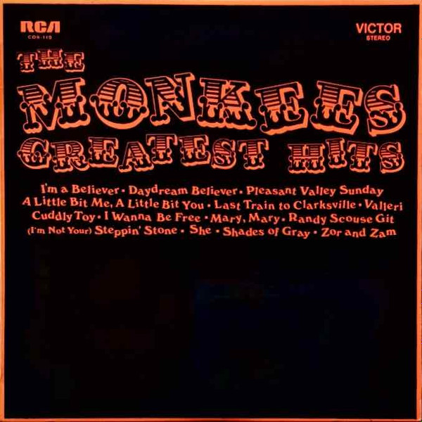 The Monkees – Greatest Hits (1969, Vinyl) - Discogs