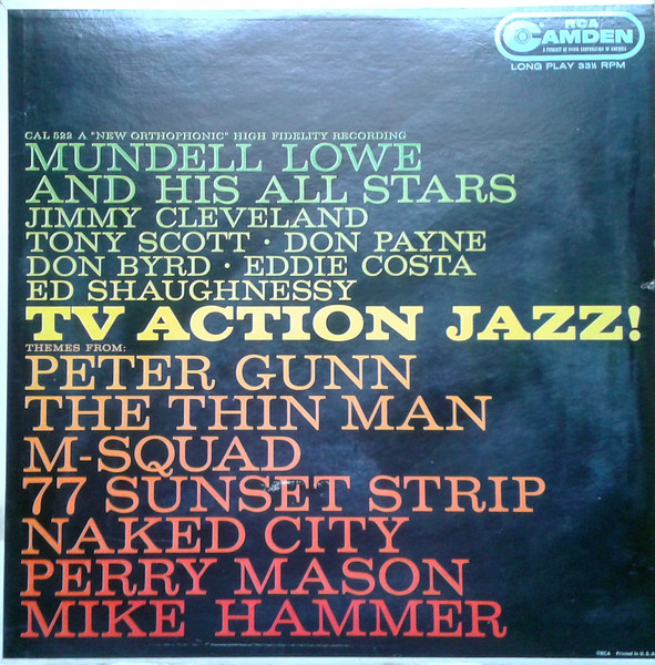 Mundell Lowe And His All Stars – TV Action Jazz! (1959, Vinyl