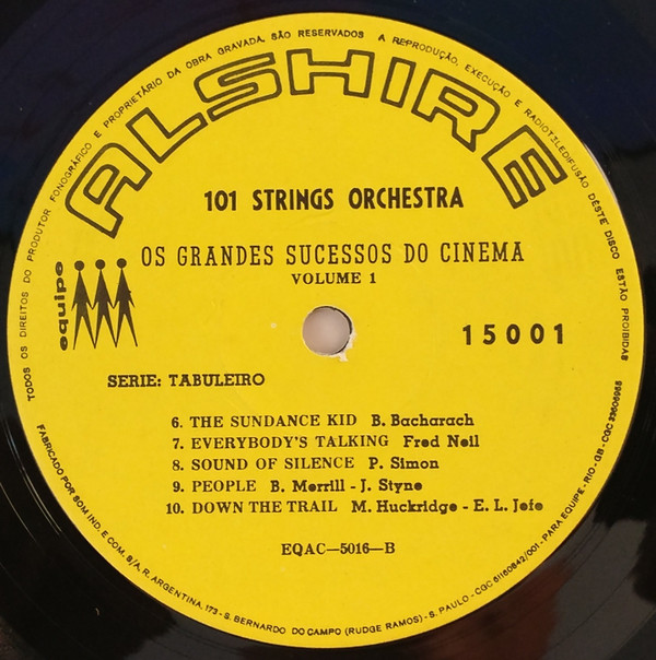 last ned album 101 Strings - Os Grandes Sucessos Do Cinema Volume 1
