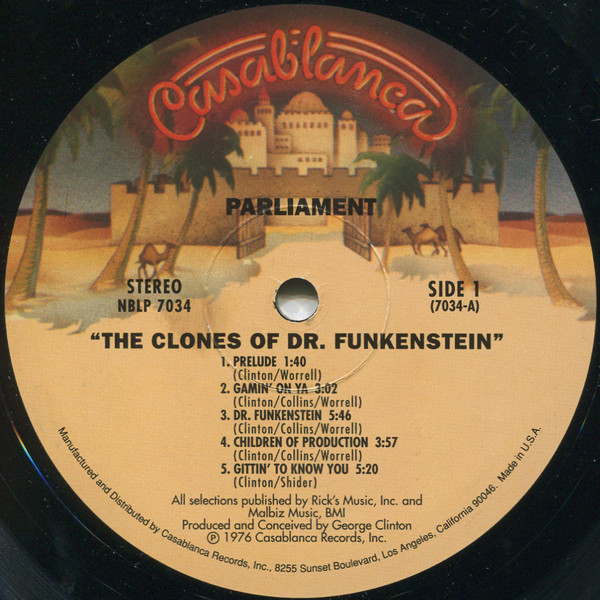 Parliament - The Clones Of Dr. Funkenstein | Casablanca (NBLP 7034) - 3