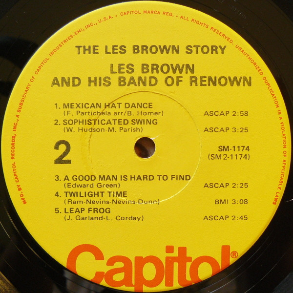 Les Brown And His Band Of Renown - The Les Brown Story (His Greatest Hits In Today's Sound) | Capitol Records (SM-1174) - 4