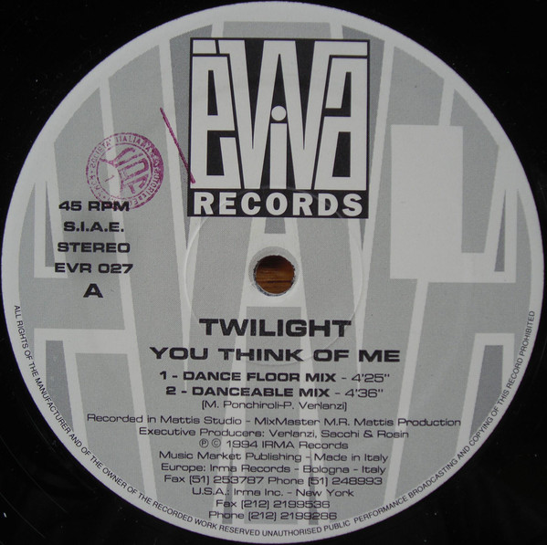 descargar álbum Twilight - You Think Of Me