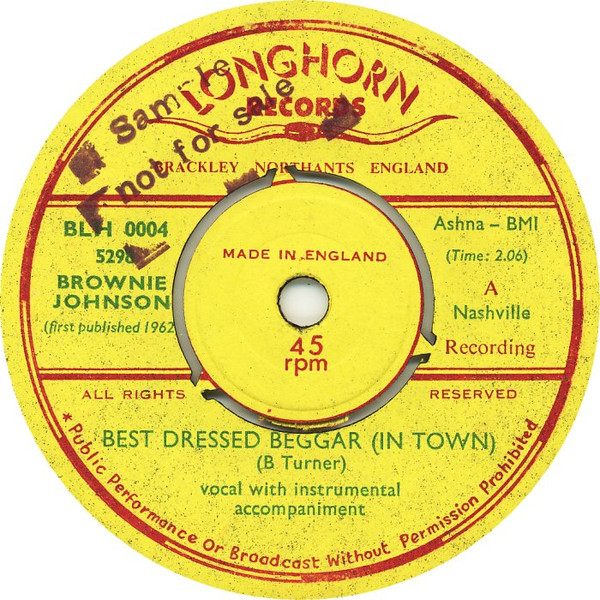 last ned album Brownie Johnson - Best Dressed Beggar In Town Just Pretending