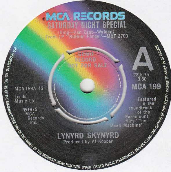 Lynyrd Skynyrd – Saturday Night Special = サタデイ・ナイト