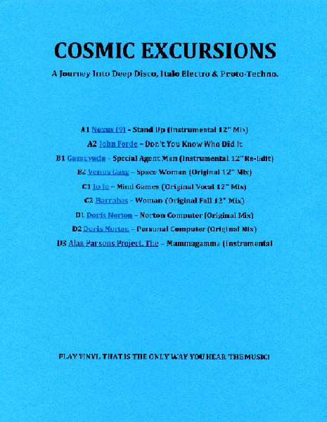 Album herunterladen Various - Cosmic Excursions