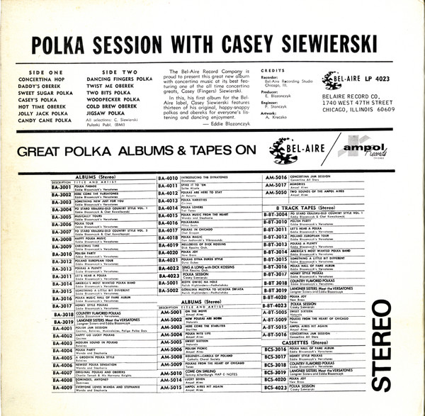 télécharger l'album Casey Fingers Siewierski - Polka Session