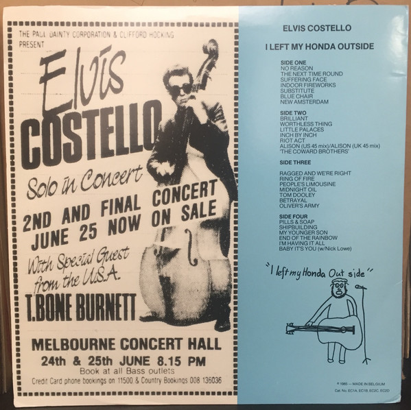 baixar álbum Elvis Costello - I Left My Honda Outside