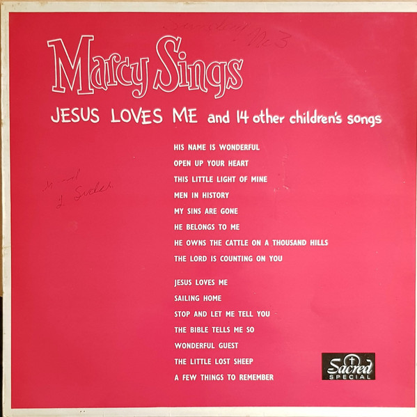 Marcy – Marcy Sings Jesus Loves Me And Other Children's Songs