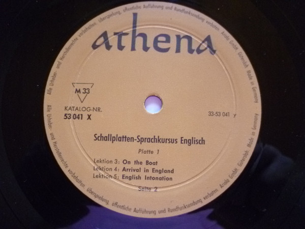 baixar álbum Unknown Artist - Schallplatten Sprachkursus Englisch