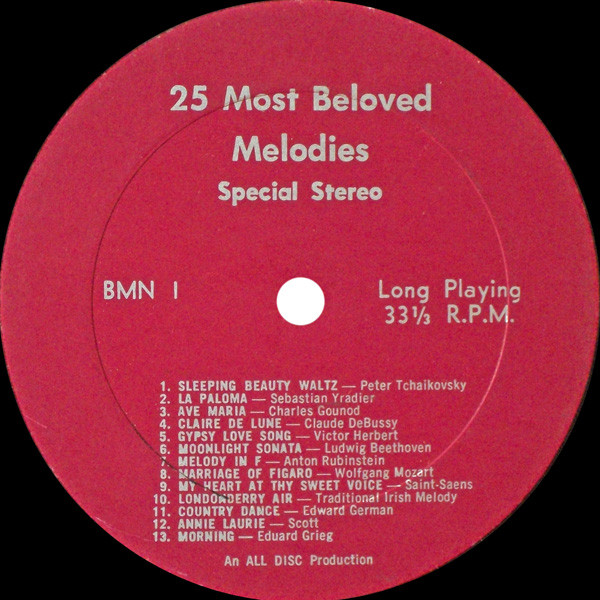 Album herunterladen Various - 25 Most Beloved Melodies