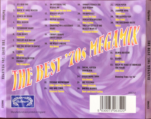 last ned album Various - The Best 70s Megamix