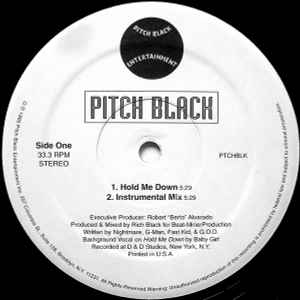 Pitch Black (3) - Hold Me Down / Ashes To Ashes album cover