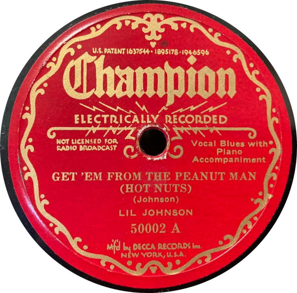 Lil Johnson – Get 'Em From The Peanut Man (Hot Nuts) / Anybody