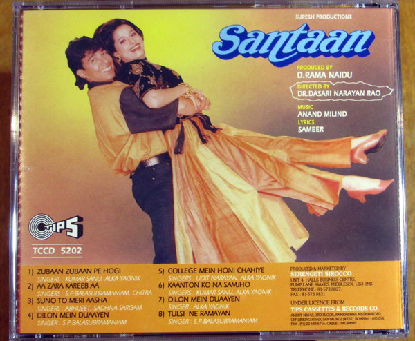 last ned album Anand Milind, Sameer - Santaan