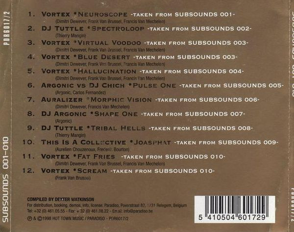 baixar álbum Various - Subsounds 001 010