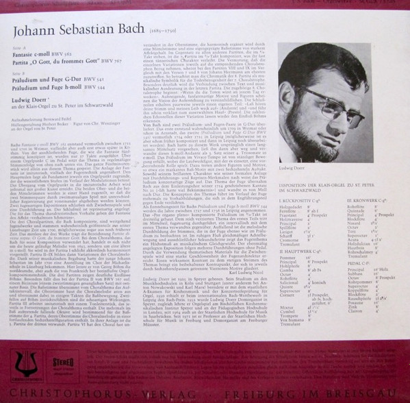 ladda ner album Johann Sebastian Bach, Ludwig Doerr - Orgelwerke